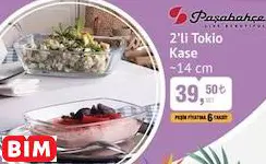 PAŞABAHÇE 2’Lİ TOKİO KASE ~14 CM